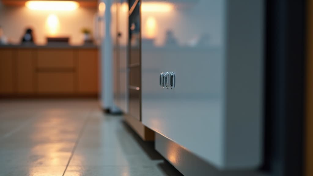 homeowner inspecting a leaky dishwasher to prevent water damage