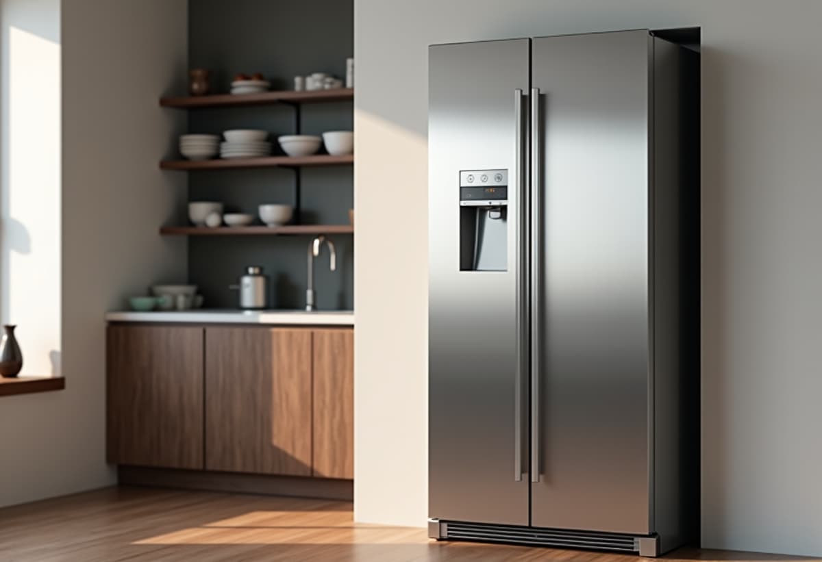 high end kitchen with sub zero refrigerator and wolf range luxury appliances