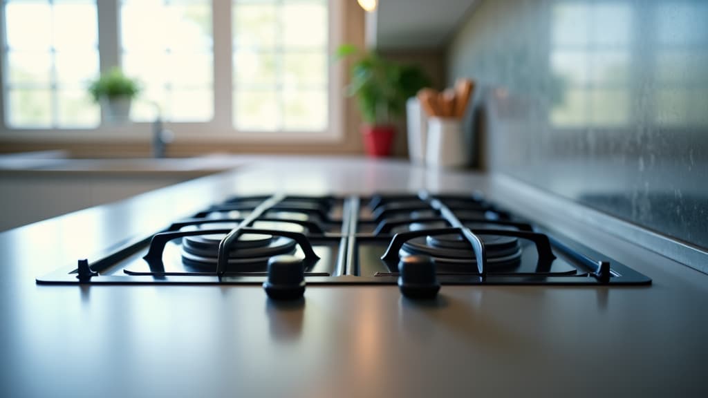 Professional technician repairing range hood in modern kitchen with tools and precision. A skilled appliance technician in a modern kitchen, focused on repairing a range hood, utilizing various tools to ensure precision and thoroughness.