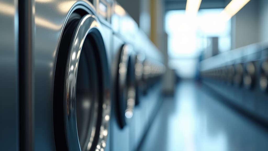 Washer repair technician working on a machine in a Sacramento home