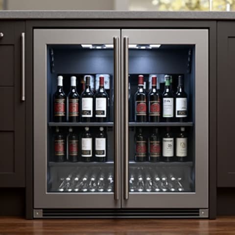 Built-in microwave repair in a contemporary Sacramento kitchen. Seamless repairs for integrated appliances.