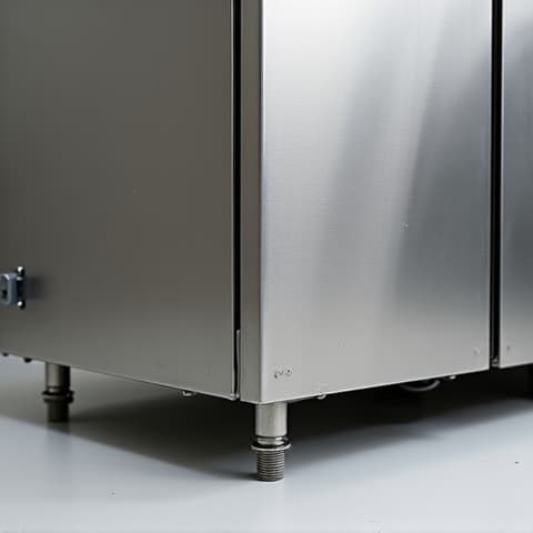 Before image of severe corrosion at the base of a commercial appliance in Sacramento, caused by persistent water leaks. This damage can lead to costly repairs if not addressed promptly by an expert technician.