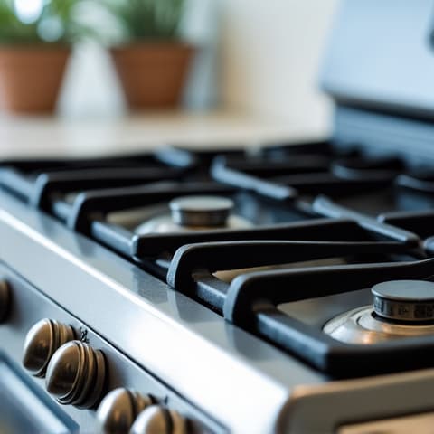Electric Oven Element Replacement in Rancho Cordova. Hand of a technician replacing the heating element in an electric oven.