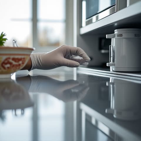 Miele appliance maintenance Sacramento service, technician cleaning filters for optimal performance and extending appliance lifespan.