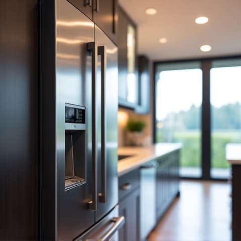 Sub-Zero refrigerator repair in a Land Park, Sacramento kitchen