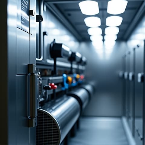 True freezer maintenance at a Rancho Cordova business, technician performing routine checks and cleaning to prevent future issues. Proactive care for commercial freezers.