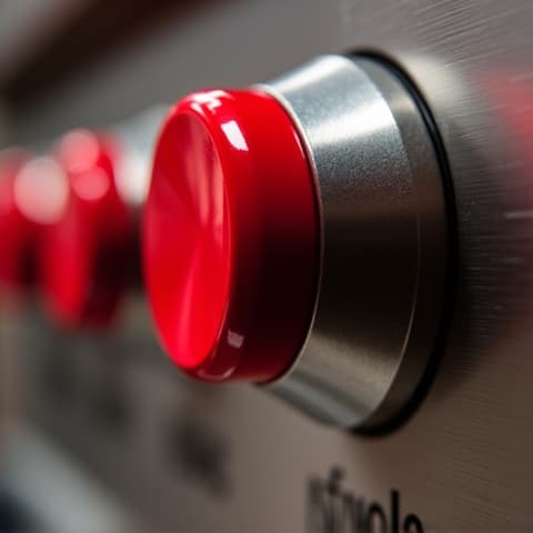 Wolf range repair in a modern Sacramento kitchen. Detailed repair of a Wolf dual-fuel range, showcasing the 