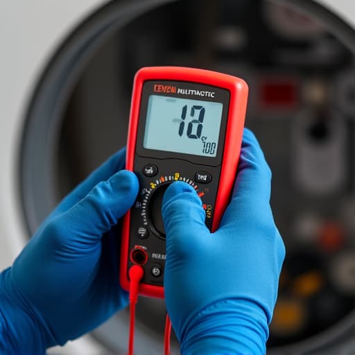 technician replacing the drum belt of a whirlpool dryer