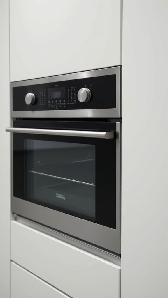 sacramento oven repair technician next to appliance repair van in a local neighborhood like Arden-Arcade